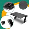 QLOUNI TV Top Rack Shelf, Monitor Top Storage Shelf Adjustable Screen Top Shelf TV Storage Rack Foldable Monitor Top Bracket for Flat Screen TV C