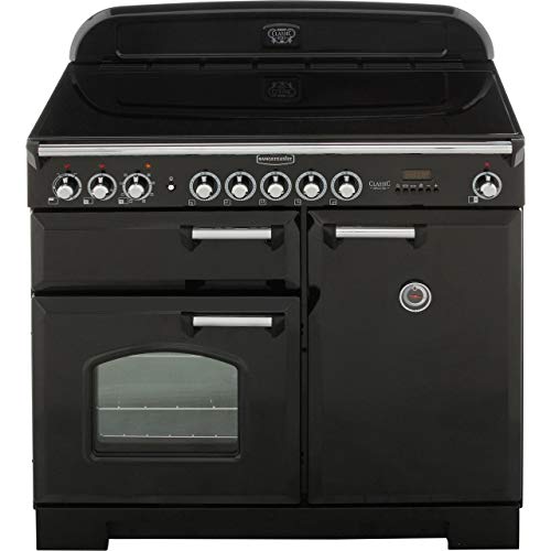 Rangemaster Classic Deluxe CDL100EIOG/C 100cm Electric Range Cooker with Induction Hob - Olive Green