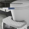 Toilet Potty Stool for Bathroom,7" Heavy Duty Plastic Portable Poop Foot Stool for Adults Everyone Footstool Squatting