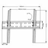 Maclean MC-862 Wall Mount Bracket Universal Slim Design OLED QLED LCD LED Plasma TV 26-55 "up to 40kg max. VESA 100x100, 200x200, 200x300, 300x30