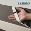 4 Inch Memory Foam Mattress Topper Bamboo Cover - Full