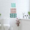 Wall Mounted Towel Rack, Stainless Steel Bathroom Towel Holder with 3 Bar Rail Rolled Tower Rack Storage Organizer Metal Washcloths Shelf for Rol