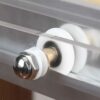 8 Pack Shower Door Rollers Bottom Shower Door Rollers 23mm Wheel Diameter Glass Shower Door Wheels Shower Door Roller With 8 Pack Screws