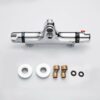 Solepearl Thermostatic Bath Shower Mixer Tap Modern Bathtub Shower Bath Mixer Valve Anti Scald Tap, Thermostatic Exposed Shower Mixer Valve with