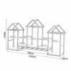 PIBM Wrought Iron Wine Rack Wall Hanging on the Racks Solid Wood Frame Cabinet Restaurant Glass Holder J1114, Black