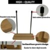 AUXPhome Vinyl Record Storage Holder Album Display Stand Record Organizer, Fits 7 and 12 inch Records or LPs - Display Singles in Stylish Modern