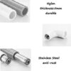 taimowei Bath Stools Shower Seat Stool, Anti-Slip Stainless Steel for Elderly Disabled Toilet Chair,Household Goods