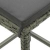 TJLSS 5 Piece Patio Bar Set With Cushions Poly Rattan Stylish Garden Bar Set Easy To Clean (Color : A, Size : Taille unique)