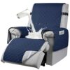 Waterproof Recliner Chair Cover, Recliner Sofa Coves with 6 Side Pockets, Anti-fouling 1 Seats Recliner Armchair Cover, Non-slip Chair Protectors