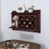 LIUZH Minimalist Wall Wine Rack, Wall Decoration Rack Restaurant Hanging Wine Cabinet