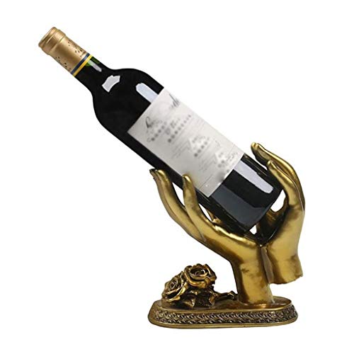 CZDYUF Personalized Wine Rack, Creative European-style Living Room Wine Bottle Rack, Wine Glass Rack Resin