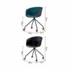 EYHLKM Case for Dining Chair, Study Chair, Fabric, Balcony, Leisure Backrest, Handrail, Metal, for Negotiations (Color : Argento)