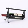 ZYZMH Wrought Iron Single Bottle Wine Rack Wine Rack Decoration Creative Display Rack Wine Bottle Rack Home European Wine Rack