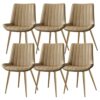Kitchen Dining Room Furniture Chairs Dining Chairs Set Of 6,PU Leather Kitchen Chair Modern Simplicity Bedroom Marriage Room Balcony Sofa Chair D