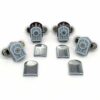 Twin Shower Door Rollers Runners Wheels Pulleys Wheel 20mm Diameter Top Bottom Bathroom Replacement Parts (20mm-4pcs)