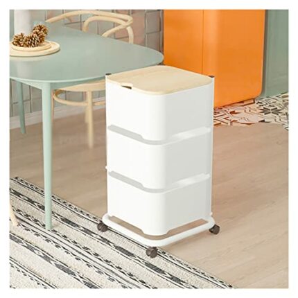 BHVXW Kitchen Cart Furniture Storage Rack Living Room Side Table Storage Rack Trolley (Color : D, Size : 58cm*29cm)