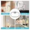 Stainless Steel Towel Holder, Self Adhesive Towel Ring for Bathroom Towel Rack Wall Mounted Oval Hanging Hang Towel Hanger, Polished Heavy Duty A