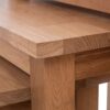 AERATI Nest of Tables Set of 3 Nesting Coffee Tables OAK Side End Lamp Tables for Living Room Natural