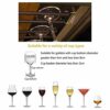 Ceiling Wine Rack Vintage Iron Industry Stylish Simplicity Wine Glass Holder Household Goblet Bracket Bar Float Rack, Adjustable Kitchen Cutlery
