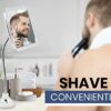 Mirrorvana Flexible Fogless Shower Mirror for Shaving with Height Adjustable Gooseneck, 360° Swivel and Upgraded Suction, Shatterproof 16cm x 16
