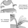 taimowei Folding Shower Stool, Non-Slip Safety Bath Chair Mobility Aluminum Bath Stool Disabled Shower Seats,Household Goods