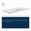 XIA Comfort Foam Mattress Topper - Highly Breathable and Durable - 80 x 200 x 5 cm