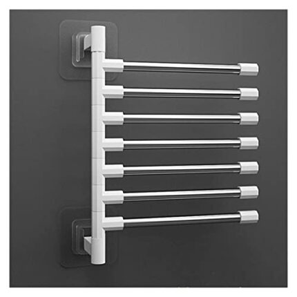 LIUZH Swivel Towel Bars Towel Rack Holder Wall Mounted Rotatable Bathroom Accessories