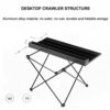 Table And Chairs Set 2 Person - Outdoor Folding Table And Chairs Patio Furniture Sets, Portable Picnic Table with Folding Oxford Cloth Chairs,for