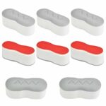 Toilet Seat Bumpers Kit, TANCUDER 8 PCS Universal Toilet Seat Buffer Stoppers Replacement Bumper Pads Toilet Lid Gasket Accessories with Strong A