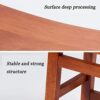 taimowei Solid Bench Antiskid Stable Stool Shower Stools Teak Heavy Duty Bath for Bathroom Max 150 Kg 16 * 17 * 10Inch,Household Goods