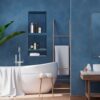 XZETORA Shower Niche SMC Material 40(20+15+5) X16 Niche for Shower Wall Shower Niches Ready for Tile Shower Niche Shelf