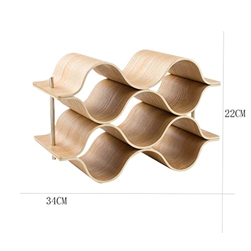 NEOCHY Wine Rack Freestanding for Table, Bar or Counter Modern Minimalist Design