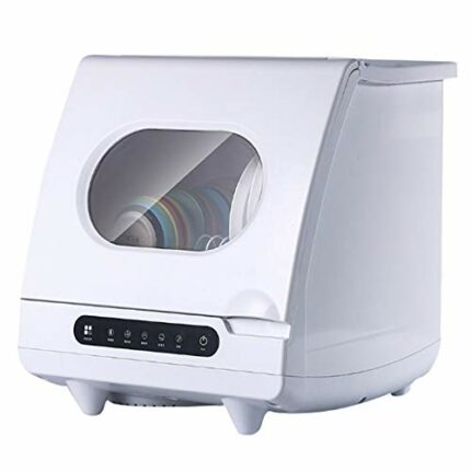 MJWDP Dishwasher Household Small Full Automatic Intelligent Desktop Air Drying Dishwasher Portable Mini Power Saving and Water Saving