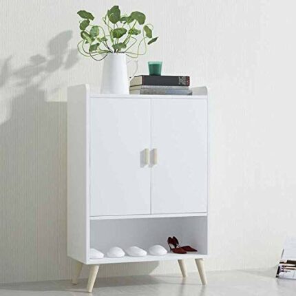 JYDQM Simple Shoe Rack, Simple Multi-layer Assembly, Economic Shoe Cabinet, Hall Cabinet Storage Cabinet (Color : Argento)