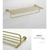 HIGOH Towel Racks, Bathroom Towel Rack Wall Mounted Towel Holder,Bathroom Accessories Towel Rack Shelf,Brushed Towel Hanger,Wall Mounted Towel Ho