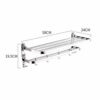 XIAJIA-Hotel Towel Rack,60cm/ 24-Inch, SUS304 Polished finishi Stainless Steel Hanger Bar,for Kitchen Bathrooms Lavatory Closets,Waterproof and R