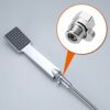 Shower Head Shut-Off Valve Solid Brass with with Handle Lever G1/2 Water Flow Control Valve and Brass Handle for Shower Head Hand Shower Chrome