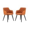 A&B Home 31 in Set of 2 Wooden Classy Armless Dining Chair, Beige