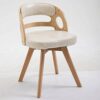DINGZZ Dining Chairs Living Room Chair Mid Century Accent Chairs Leather Solid Wood Legs Leisure Chairs for Kitchen Home Furniture (Color : D)
