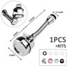 Movable Kitchen Sink Tap Spray Head, 360° Rotatable Anti-Splash Faucet Extender with Hose, Sprayer Head Faucet Sprayer Attachment with 3 Modes fo