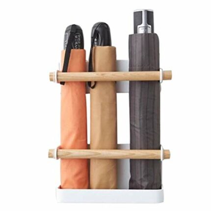 Suszian Stand Umbrella Storage Rack, 1 Set of Self-adhesive Wall Mounted Umbrella Rack Umbrella Holder Home Storage Supplies