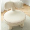 ASUVUD Single Lazy Susan Casual Small Seat Chair Makeup Stool Furniture Stool Bedroom Makeup