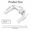 Toilet Flush Handle Replacement, Cistern Lever with A Pull Chain Metal Toilet Cistern Parts Chrome Plated Lever Arm for WC Tank Heavy Duty Side H