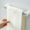 QUANJJ Self-adhesive Towel Holder Rack Wall Mounted Towel Hanger Bathroom Organizer Towel Bar Shelf Bathroom Hook