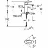 GROHE BauEdge - Smooth Body Single-Lever Basin Mixer Tap (1-Hole Installation, Metal Lever, 28mm Ceramic Cartridge, Water Saving Technology, No W