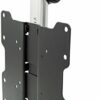 VIVO Manual Flip Down Ceiling Mount for 13 to 27 inch Flat Screens, Folding Tilt Pitched Roof and Under Cabinet Mounting for LCD TV and Monitors,