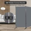 YASRKML 3 Panel Partition Room Divider, Folding Privacy Screen for Office, Room Separators Divider Freestanding Indoor Changing Divider Screen Pa