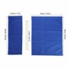 Fdit Chair Canvas Cover, 1 Set Director Chair Canvas Replacement Seat Cloth Removable Washable Back Cotton Canvas Stool Protector Furniture Acces