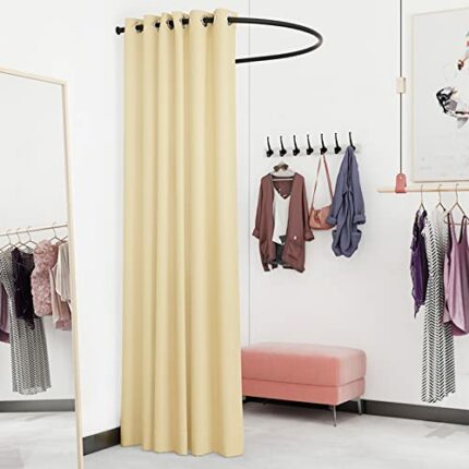 HIYOUGO Changing Dressing Room, Portable Mobile Fitting Room Clothing Store, Freestanding Corner Changing Room Shading Rate 90% Privacy Tent For