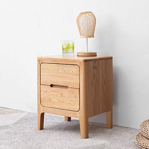 N/A All Solid Wood Bedside Table, Minimalist Bedroom Minimalist Storage Cabinet
